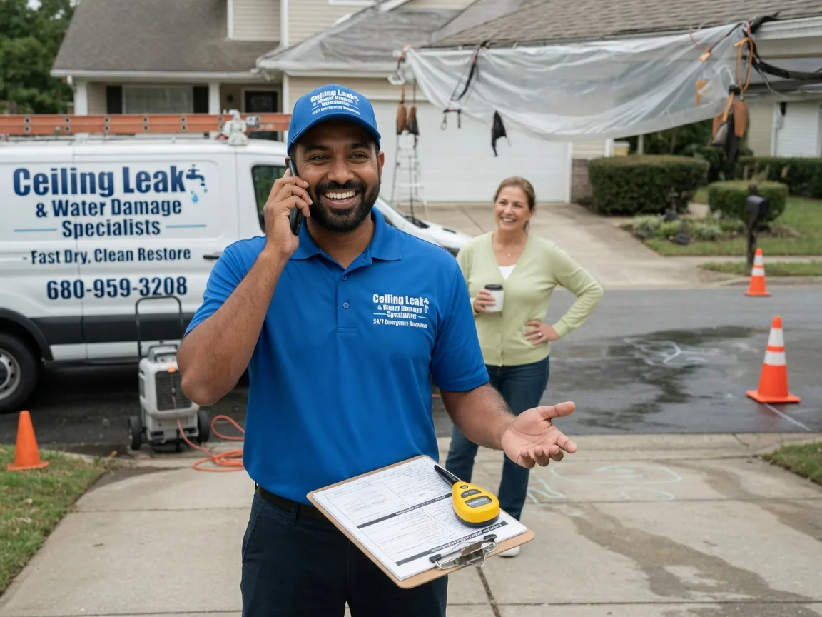 Ceiling Leak Cleanup Cerro Gordo, IL FAQs